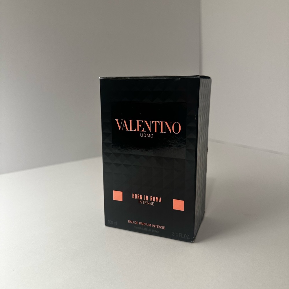 Valentino Uomo Black and Pink Packaging